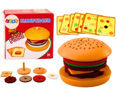 Lean Toys Medinis mėsainis su receptų kortelėmis, 8 dalių.