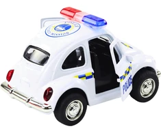 Lean Toys Klasikinis 1:38 Mastelio Policijos Automobilis su Šviesomis ir Garsu