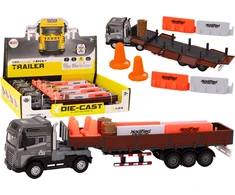 Lean Toys 1:24 Sunkvežimis su Priekaba ir Garso Efektais