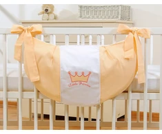 Žaislų krepšys Little Prince/Princess persikinis
