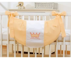 Žaislų krepšys Little Prince/Princess persikinis