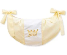 Žaislų krepšys vaikams Little Prince/Princess, kreminis
