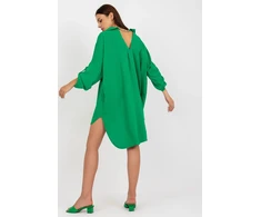 Žalia marškinių tipo suknelė Italy Moda