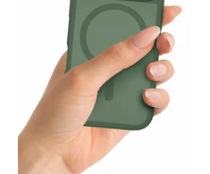 Žalias „3mk Misty MagCase“ dėklas „iPhone 14“