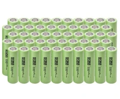 Žalias CELL 50x 18650 elementų baterija, Li-Ion, INR1865029E, 3,7 V, 2900 mAh