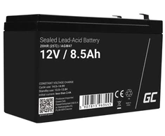 Žalias CELL GEL AKUMULIATORIUS AGM47 12V 8.5AH