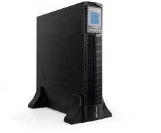 Žalias CELL UPS13 1000VA 900W nepertraukiamo maitinimo šaltinis (UPS), skirtas RTII stovo tipo serverių spintoms