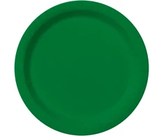 Žalios lėkštės 23 cm – Šventinė dekoracija