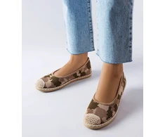 Žalios slip-on espadrilės Benedum
