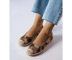 Žalios slip-on espadrilės Benedum