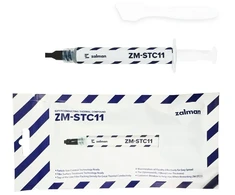 Zalman ZM-STC11 terminė pasta, 2 g, pilkaAPRAŠYMAS:Zalman terminė pasta kompiuteriamsZalman ZM-STC11 yra pilka terminė pasta, skirta šilumai perduoti nuo procesoriaus ar kitų lustų į aušintuvą. 2 g tūbelė su švirkšto aplikatori