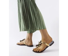 Zarattini auksinės elegantiškos šlepetės