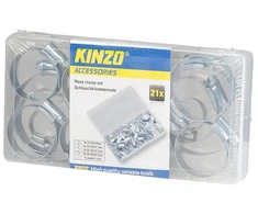 Kinzo - Žarnų spaustukų rinkinys, 21 vnt.
