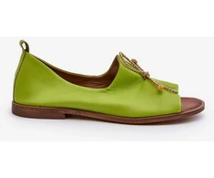 Zazoo 2660 Moteriški odiniai balerinų tipo butukai Lime