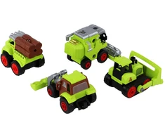 Žaislinė žemės ūkio transporto priemonė Lean Toys, žalia, 1 vnt