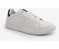 Žemi vyriški sportbačiai Eco Leather Big Star NN174282 Baltas