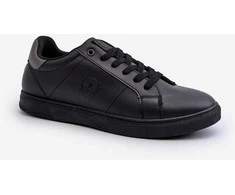 Žemi vyriški sportbačiai Eco Leather Big Star NN174284 Juodas