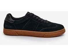Žemi vyriški sportbačiai Eco Leather Big Star NN174284 Juodas