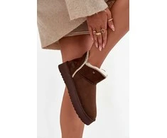 Žieminiai moteriški aulinukai platformoje rudi Wrangler