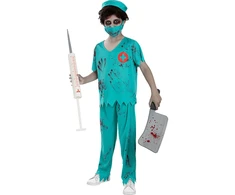 Zombio gydytojo kostiumas berniukams
