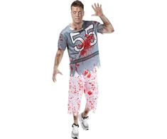 Zombių futbolininko kostiumas vyrams – Helovinas