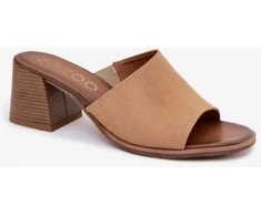 Zomšinės odos basutės su kulnu Step in style