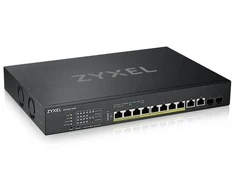 Šakotuvas Zyxel XS1930-12HP 12 prievadų PoE (PoE++: 8) 375W valdomas „Multigigabit“/10G jungiklis