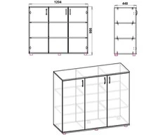 Komoda KOMPANIT "3D"