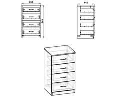 Komoda KOMPANIT "4A (P)"