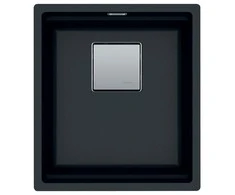Po stalviršiu montuojama granitinė plautuvė Franke Kubus 2, KNG 110-37, Onyx