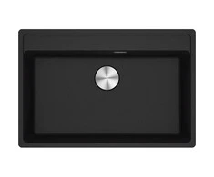 Akmens masės plautuvė Franke Maris, MRG 610-72 A, Onyx, rankinis ventilis