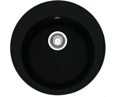 Granitinė plautuvė Franke Ronda, ROG 610-41, ekscentrinis ventilis, Onyx