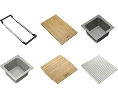 Franke 6 dalių All-in-one rinkinys plautuvei