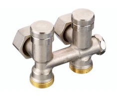 Danfoss RLV-K 15 dubultbloks leņķis 1/2"x3/4"