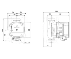 Cirkuliacinis siurblys Grundfos, Alpha 1, 25-40 130