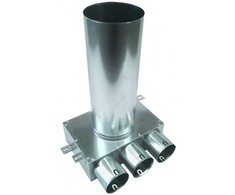 Metalinė dėžutė difuzoriui Prodmax, 3x75/125
