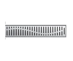 Dušo latako grotelės ACO ShowerDrain M+, WAVE, 900 mm