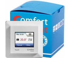 Elektra šildomų grindų termostatas Comfort Heat Touch, baltas