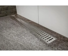 Grotelės dušo latakui ACO ShowerDrain C, Wave, 885 mm