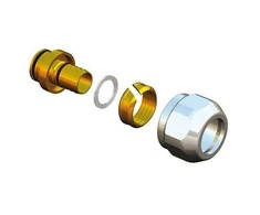 HERZ VUA-50 DE LUXE 22mm jungtis, d16 plastikiniam vamzdžiui