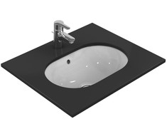 Įmontuojamas praustuvas Ideal Standard Connect, Oval, po stalviršiu, 55x38 cm