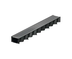 Lauko latakas Aco, Hexaline su cinkuotomis grotelėmis, 100 cm