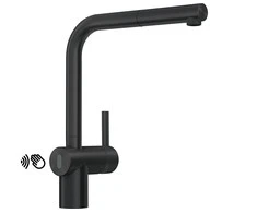 Plautuvės maišytuvas Franke Atlas Neo Sensor, su ištraukiamu dušeliu, industrinė juoda