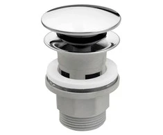 Praustuvo sifono vožtuvas Ferro, chromuotas Rotondo S287PP-B