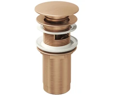 Praustuvo sifono vožtuvas Ravak Click-Clack, Rose Gold Brushed