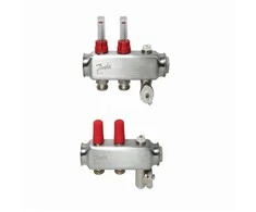 Reguliuojamas grindinio šildymo kolektorius su srauto matuokliu DANFOSS, SSM-2F, 2 žiedų