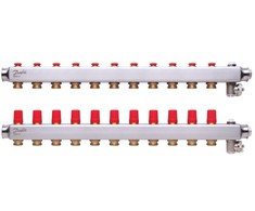 Reguliuojamas grindinio šildymo kolektorius DANFOSS, SSM-11F 11 žiedų
