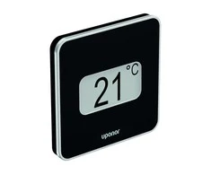Šildomų grindų automatika Uponor Smatrix Pulse, Termostatas D+RH Style T-169 juodas