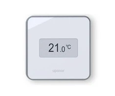Šildomų grindų automatika Uponor Smatrix Pulse, Termostatas D+RH Style T-169 baltas