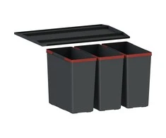 Šiukšliadėžė FRANKE, Easy Sort, 60-3, 3x14,5l